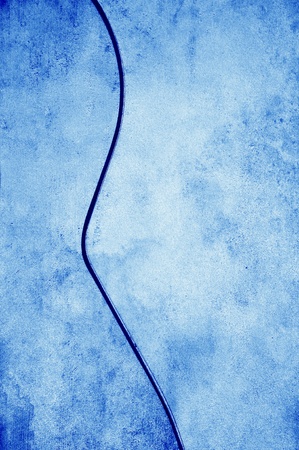 Close-up of a guitar in blueの写真素材
