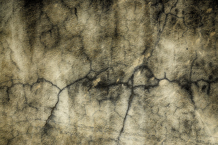 Closeup of cracked, grungy wall.の写真素材