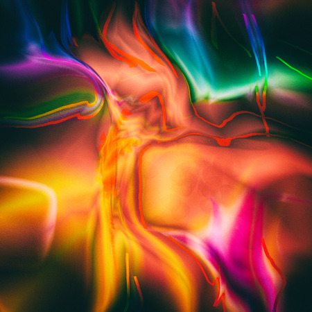 Bright fire like absttract with dark edges.の写真素材