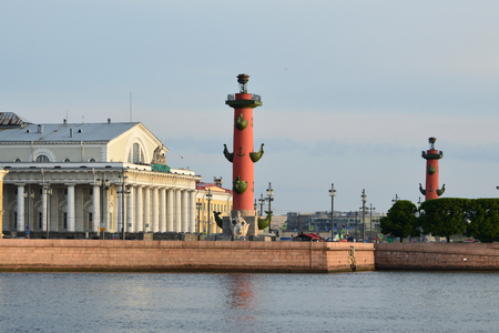 Rostral columns. St. Petersburg.のeditorial素材