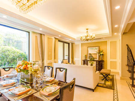 Restaurants with different decoration design styles
