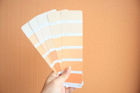 Colour palette for design and paintingの写真素材