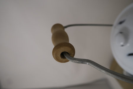 Close up of electrical cable on white background. Electrical cable closeup.の写真素材