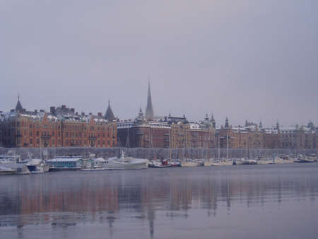 Winter in Stockholmの写真素材