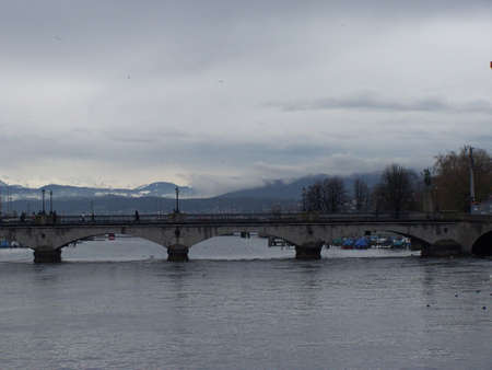 Zurich Riverの写真素材