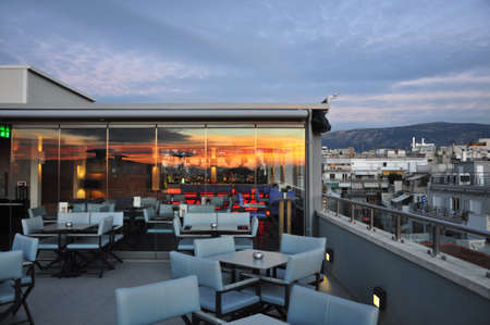 Sunset of Acropolisのeditorial素材