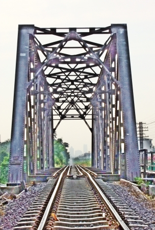 Old railway in memoryの写真素材
