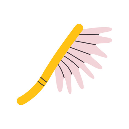 Cleaning brush illustrationのイラスト素材