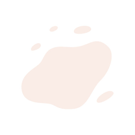 A white spot of paintのイラスト素材