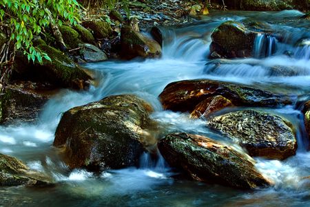 spring waterの写真素材