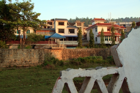 The town of Chaoyangの写真素材