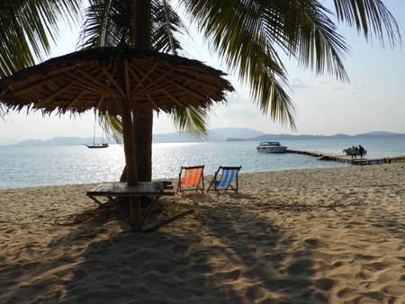 a beautiful beach in Thailandの写真素材