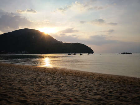 a beautiful beach in Thailandの写真素材