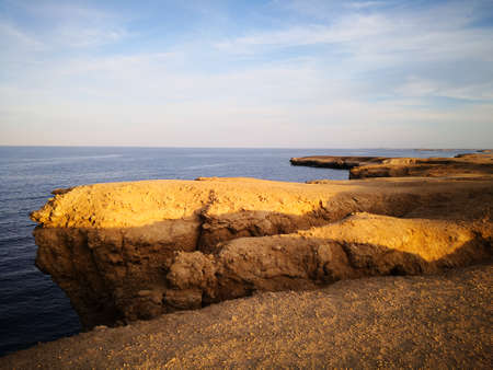 at the beach in hurghada egyptの写真素材