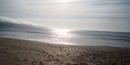 a beautiful beach in new zealandの写真素材