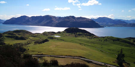 beautiful nature in new zealandの写真素材