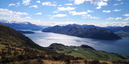 beautiful nature in new zealandの写真素材