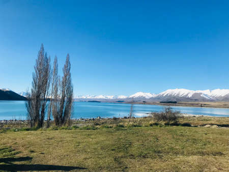 beautiful landscape in new zealandの写真素材