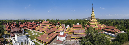 Royal Palace, Mandalay, Shan State, Myanmarのeditorial素材