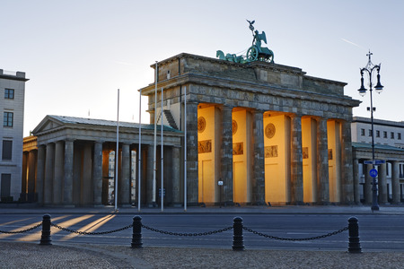 Brandenburg Gate, Berlin, Germanyのeditorial素材