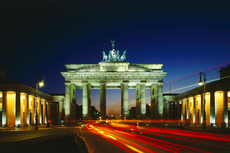 Brandenburg Gate, Berlin, Germanyのeditorial素材