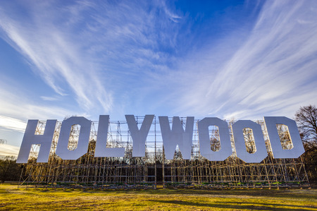 Holywood - Installation during Berlinale 2011, Tiergarten Park, Berlin, Germanyのeditorial素材