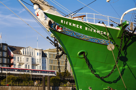 Tall Ship Rickmer Rickmers, Hamburg, Germanyのeditorial素材
