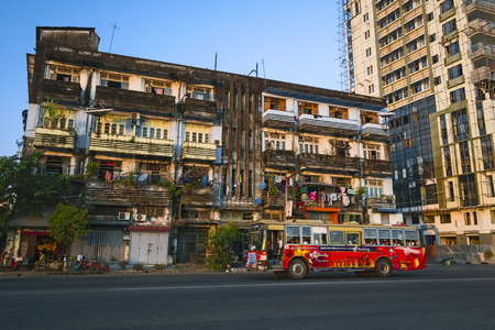 Strand Road, Yangon, Myanmar, Asia