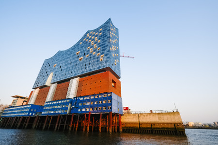 Elbe Philharmonic Hall in the HafenCity quarter, Hamburg, Germanyのeditorial素材