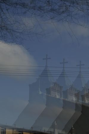 Double exposureの写真素材