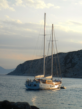 Fishing Boat in Greeceのeditorial素材