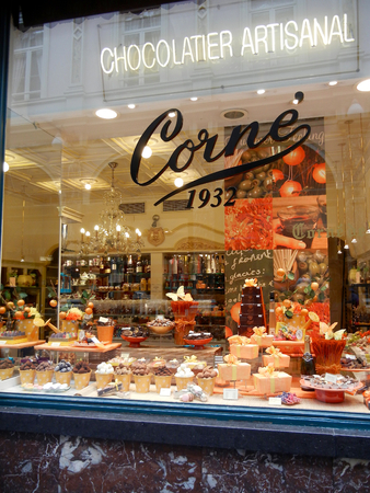 Chocolate Shop Brussels Belgiumのeditorial素材