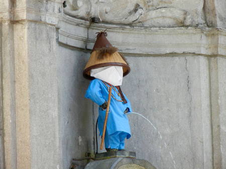 manneken pis Brussels Belgiumのeditorial素材