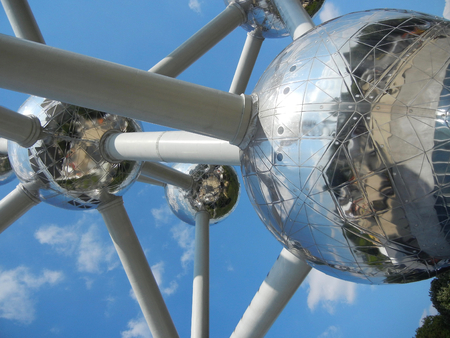 Belgium Worlds Fair Atomiumのeditorial素材