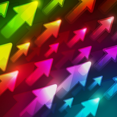 Abstract Colorful Direction Backgroundのイラスト素材