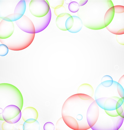 Bubbles abstract backgroundのイラスト素材
