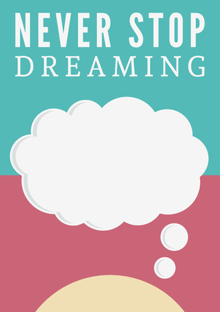 Classic Retro Poster - Dream themeのイラスト素材