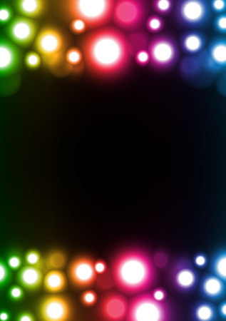 Abstract background with colorful lightsのイラスト素材