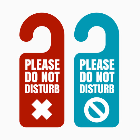 Please do not disturb signのイラスト素材