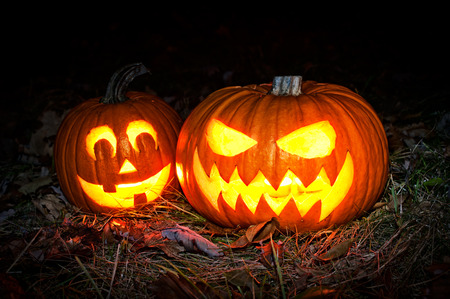 Halloween pumpkin lantern , Jack-o'-lanternの写真素材