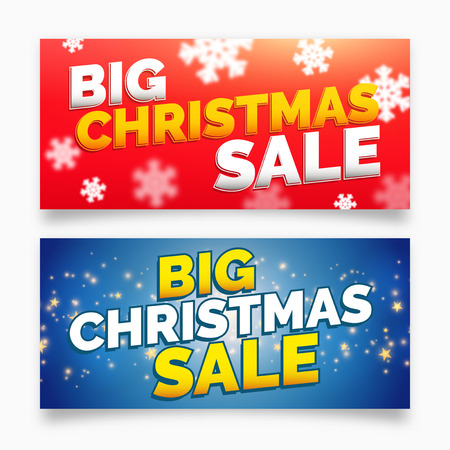 Christmas sale bannerのイラスト素材