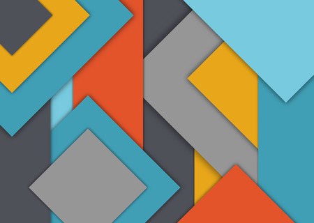 Modern design background, abstract shapes with shadows, vector illustrationのイラスト素材