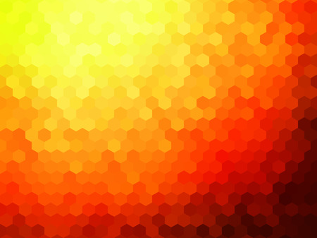 Abstract background - Colorful Geometrical shapes, Polygonal texture for webdesign - Yellow, Red, Orange colorsのイラスト素材