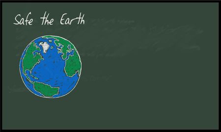 Safe the earthの写真素材