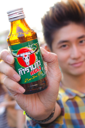 Red bau energy drink of thailandのeditorial素材