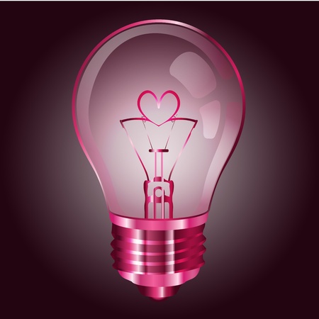 love light bulbのイラスト素材