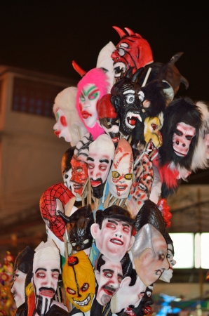 Ghost masksの写真素材