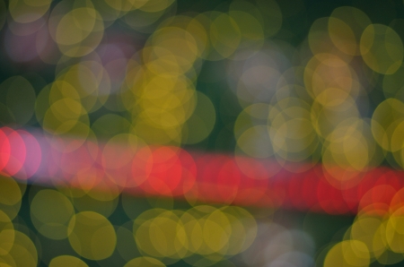 bokeh background with the red line