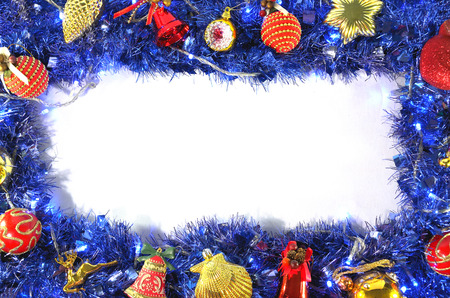 Christmas frame for greeting cardの写真素材