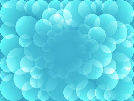 light blue bubble overlap backgroundのイラスト素材